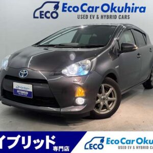 Ｈ２５年アクアＧ(9027)純正ナビ Ｂカメラ オートライト