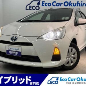 H25年アクアＬ(4473)純正ナビ 前方ドラレコ ＥＴＣ 横滑り防止装置