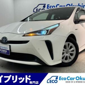 Ｒ１年プリウスＳ(3368)横滑り防止装置 純正ナビ フルセグＴＶ 前方ドラレコ