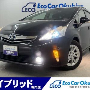 Ｈ２５年プリウスα(0875)純正ナビ フルセグＴＶ Ｂカメラ ドラレコ