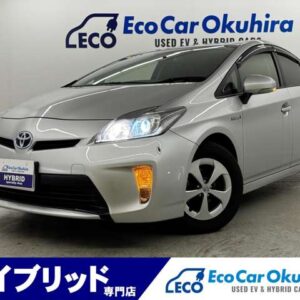 H24年プリウスＳ(2974)社外ナビ フルセグＴＶ 前方ドラレコ ＥＴＣ ＢＴ接続